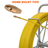 4.5mm 100M Traceable Cable Duct Rodder Snake Copper trace Wire Telstra NBN Tool