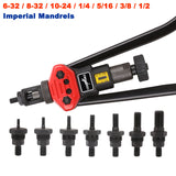 410mm Imperial Metric Rivnut Rivet Nut Riveter Nutsert Gun Tool Kit