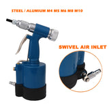 Air Hydraulic Rivnut Nutserts Gun Pneumatic Riveter Rivet Nut Tool