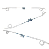 20 X 250mm Offset Double Outrigger Pigtail Post Insulator Electric Fence Picket