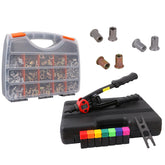 1430pcs Rivnut Rivet Nut Riveter Nutsert Gun Tool Kit