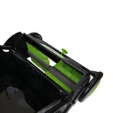 21 Inch Push Lawn Sweeper Garden Sweeper Leaf Grass Catcher Adjustable Height