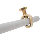 Electric Fence Earth Bar Galvanised Steel Earth Rod Grounding Spike Brass Clamp