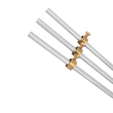 3 pcs Electric Fence Earth Rod Galvanised Steel Grounding Spike Stake BrassClamp