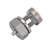 50x Galvanised Electric Fence Split Bolt Wire Joint Clamp Cable Joiner Connector