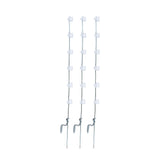 20 X Multi Wire Tread In Pigtail Steel Posts Electric Fence Pig Tail Strip Graze