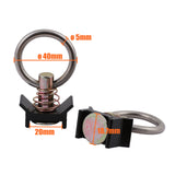 2M Heavy Duty L Track Anchor Track - 2Tracks+8Rings