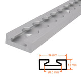 1.8M Track Anchor Track 2Tracks+8Rings