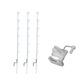 Multi Wire Tread In X 20 Pigtail Steel Posts Electric Fence Pig Tail Strip Graze