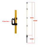20X Tread In Fiberglass Electric Fence Posts Adjustable Insulators Post