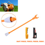 Rechargeable Stock prod Cattle prodder Flexi Shaft 9000V 105cm Car Charger