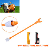 9KV Electric Rechargeable Stock prod Cattle prodder 90cm Flexi Shaft Car Charger