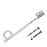 10X 250mm Offset Pigtail Insulator Outrigger Electric Fence Star Picket Post