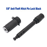5/8" Hitch Pin Lock S Type Anti-Theft Tow Bar Tongue Lock Extra Long with 2 hole