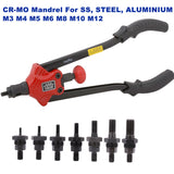 Up To 1660pcs Rivet Gun Rivnut Riveter Thread Nutsert Kit