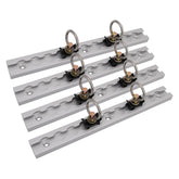 305mm (4Tracks+8 Rings) L Track Anchor Track Tie Down Rail Trailer Caravan W:34mm T:13mm