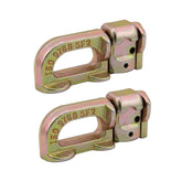2X L Track Double Stud Fitting Anchor Track Lashing Tie Down point BS 6000 lbs / 2750 kg