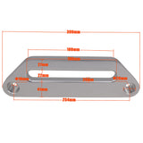 BLK Dyneema Winch Rope 10MM x 30M 254mm Offset Fairlead Synthetic 4WD Tow