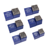 36 pcs Letter Number Stamp Punch Set HRC60 Hardened Ball Bearing Steel 2mm - 8mm