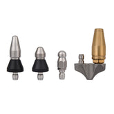 Industrial Grade 1/4" Nozzle Set Turbo Nozzle Drain Clean Root Cut 4000 psi