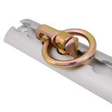 Anchor Track Double Stud Fitting W/ O Ring Tie Down point BS 6000 lbs / 2750 kg