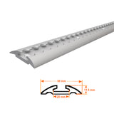 1M L track Sloped Edges Anchor Track - 2Tracks +4Single Stud Rings