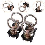 1M L track Sloped Edges Anchor Track - 2Tracks +4Single Stud Rings