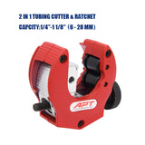 APT Taiwan 2 in 1 Tube Pipe Cutter Ratchet Detachable Handle Tube Cutting 6-28mm