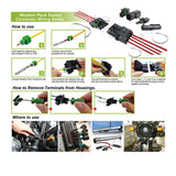 Delphi Weather Pack Connector Terminal Ratcheting Crimping Tool Quick Change Die