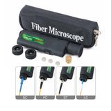 Fiber Optic Microscope Magnifying LED 200x 400x 2.5/1.25 mm Adapter SC FC ST LC
