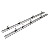 1.8M L Track Anchor Track - 2Tracks + 8 Single Stud Rings