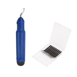 Pocket Deburrer Deburring Tool 365° Swivel Head Blades Tools Steel Plastic