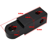 4WD Recovery Hitch Tow Bar With Hitch Pin Lock & Rubber Protector – Heavy Duty Forged Steel