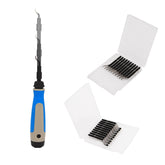 Premium Pocket Deburring Tool Extendable 365° Swivel Head 2 type Blades Tools