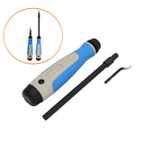 Premium Pocket Deburring Tool Extendable 365° Swivel Head 2 type Blades Tools