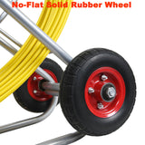11mm x 200M Fibreglass cable Traceable Rodder Tracrod Cable Snake Puller Plling NBN Tools