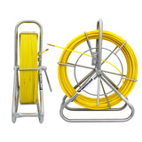 4.5mm X 100M Fiberglass Cable Snake Rodder Fish Tape Puller NBN Solid Steel Rod