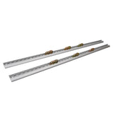 1M Sloped Edges Anchor Track 2 Tracks + 6X Double Stud