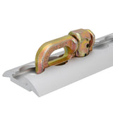 1M Sloped Edges L Track Anchor Track - 2 Tracks + 6X Double Stud fittings