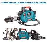 Battery Powered Hydraulic Pump Portable 700 bar 2 pcs 5.0Ah 18V Battery