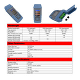 Fibre Optic PON Tester PON Power Meter NBN Tool Rechargeable Large Colour LCD
