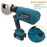 Battery Powered Hydraulic Lug Crimping Tools 16 - 400 mm 120KN 18V 4.0Ah