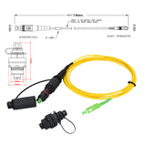 3 Meters PON Optitap Fibre Patchcord + OptiTap Adapter NBN Telcom Tool