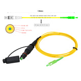 3 Meters PON Optitap Fibre Patchcord + OptiTap Adapter NBN Telcom Tool