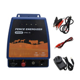 45KM 4.8J Electric Fence Energiser Energizer IPX6 12V Battery 220-240V Adaptor