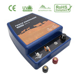 45KM 4.8J Electric Fence Energiser Energizer IPX6 12V Battery 220-240V Adaptor