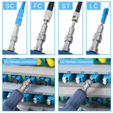 Komshine KIP-600V Fiber Optic Inspection Probe 400X FC/SC/ST/E2000/LC/MU/MPO
