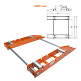 Cable Roller Stand Reel Drum dispenser Adjustable Width Diameter 1000KG Capacity