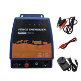 30KM 3.5J Electric Fence Energiser Energizer IPX6 12V Battery 220-240V Adaptor