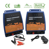 30KM 3.5J Electric Fence Energiser Energizer IPX6 12V Battery 220-240V Adaptor